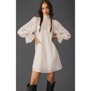 English Factory Semi-Sheer Mini Dress - New Small